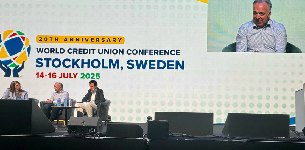 Wellington Holbrook, CEO of Vancity & David Malone, CEO of the Irish League of Credit Unions